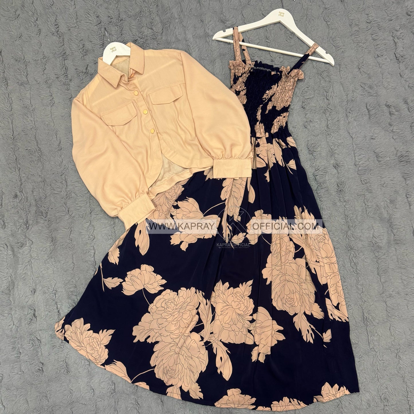 Floral Maxi Dress Set