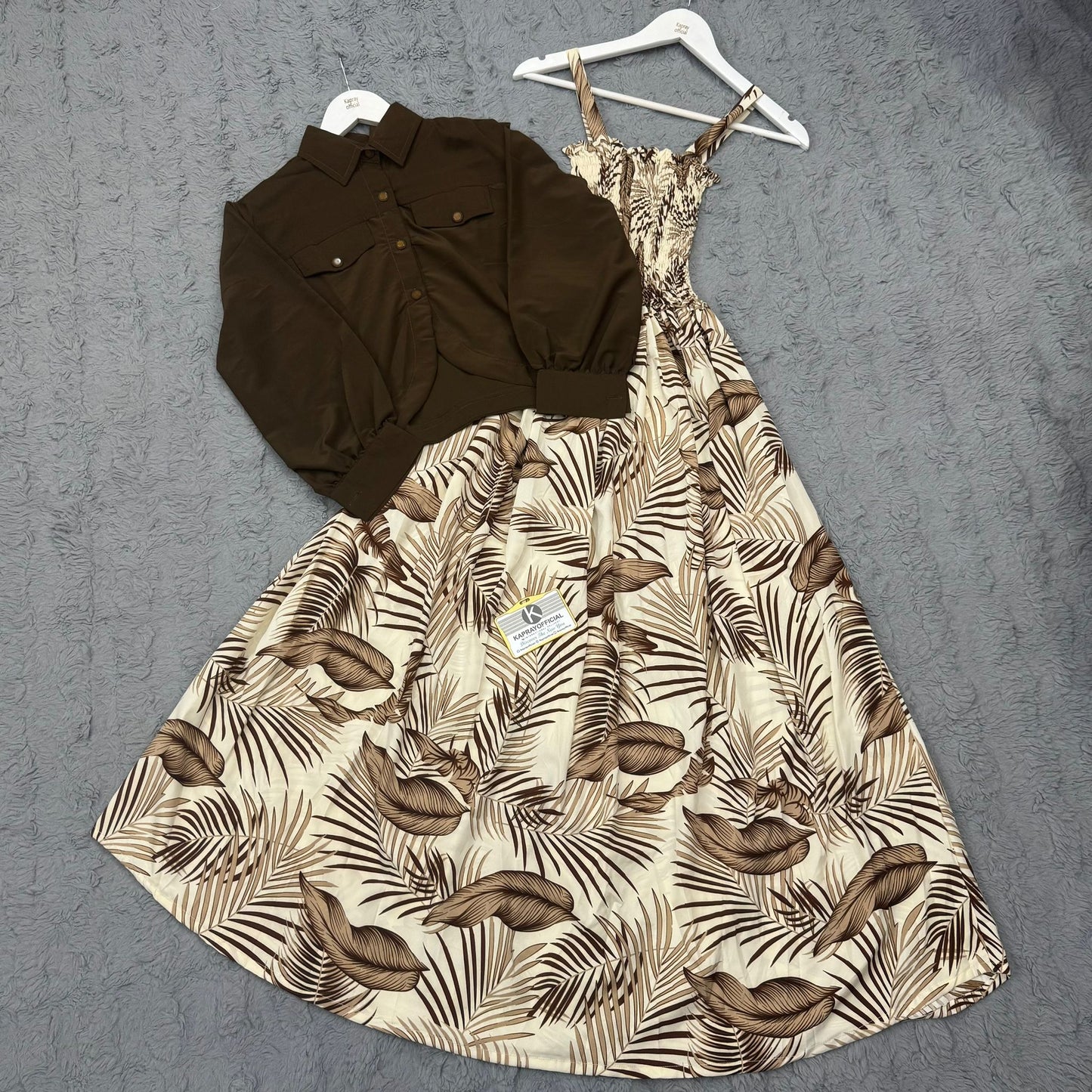 Floral Maxi Dress Set