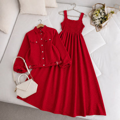 Modest Chic Button Jacket Maxi | ZM-007
