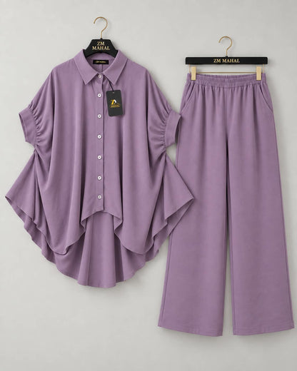 Butterfly Flare Co-Ord Set ZM-022