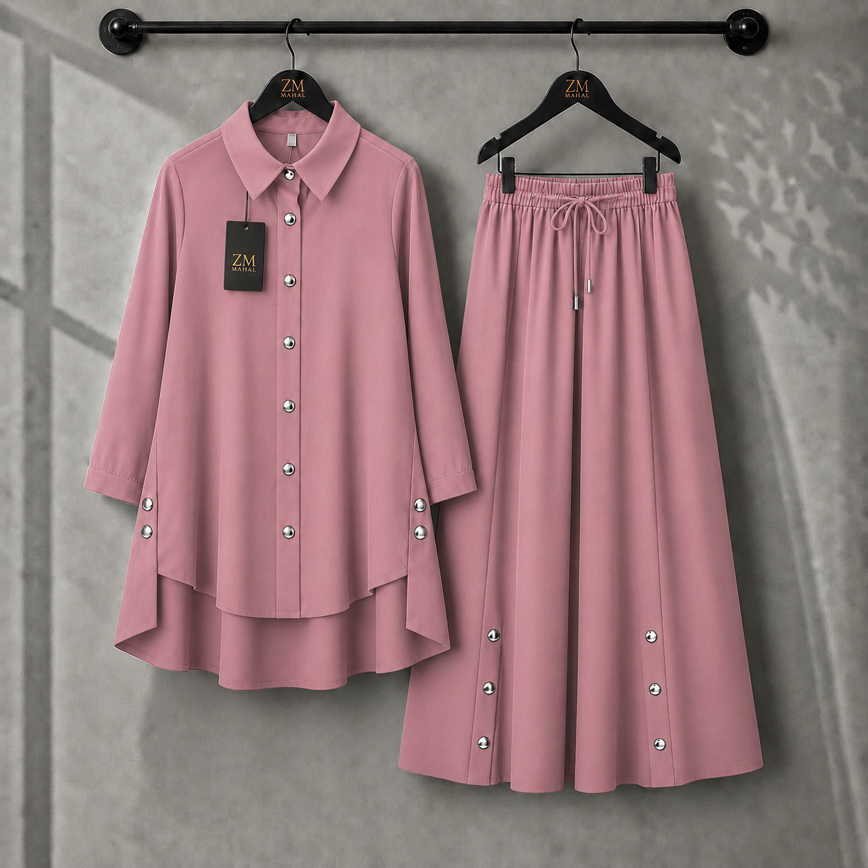 Aylin Turkish High-Low Co-Ord Set | ZM-022