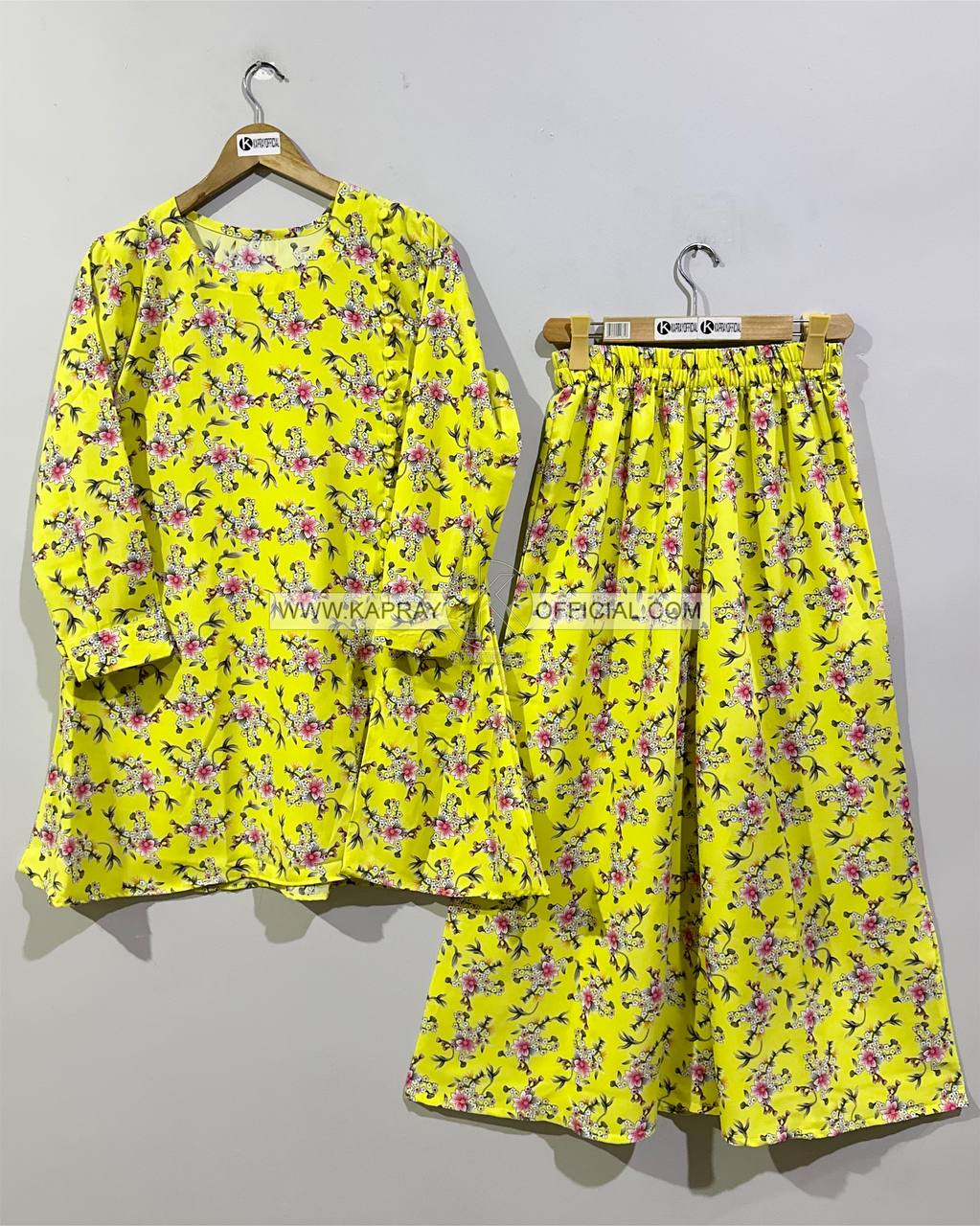 Western Side Style button Co-Ord Set K-24