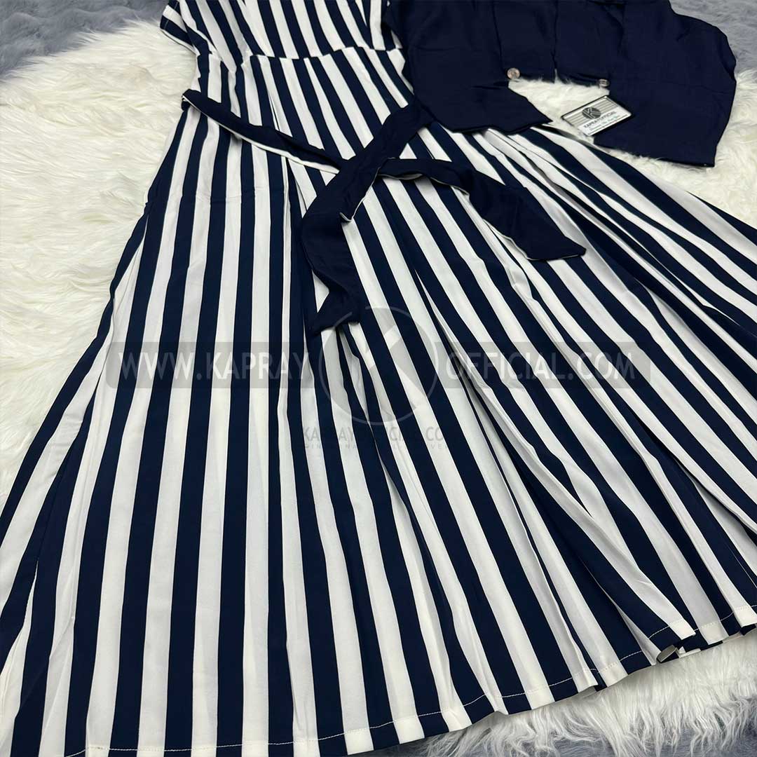 Zebra Stripe Luxe Cote Maxi