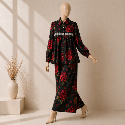 Premium Floral Printed Co-Ord Set for Women