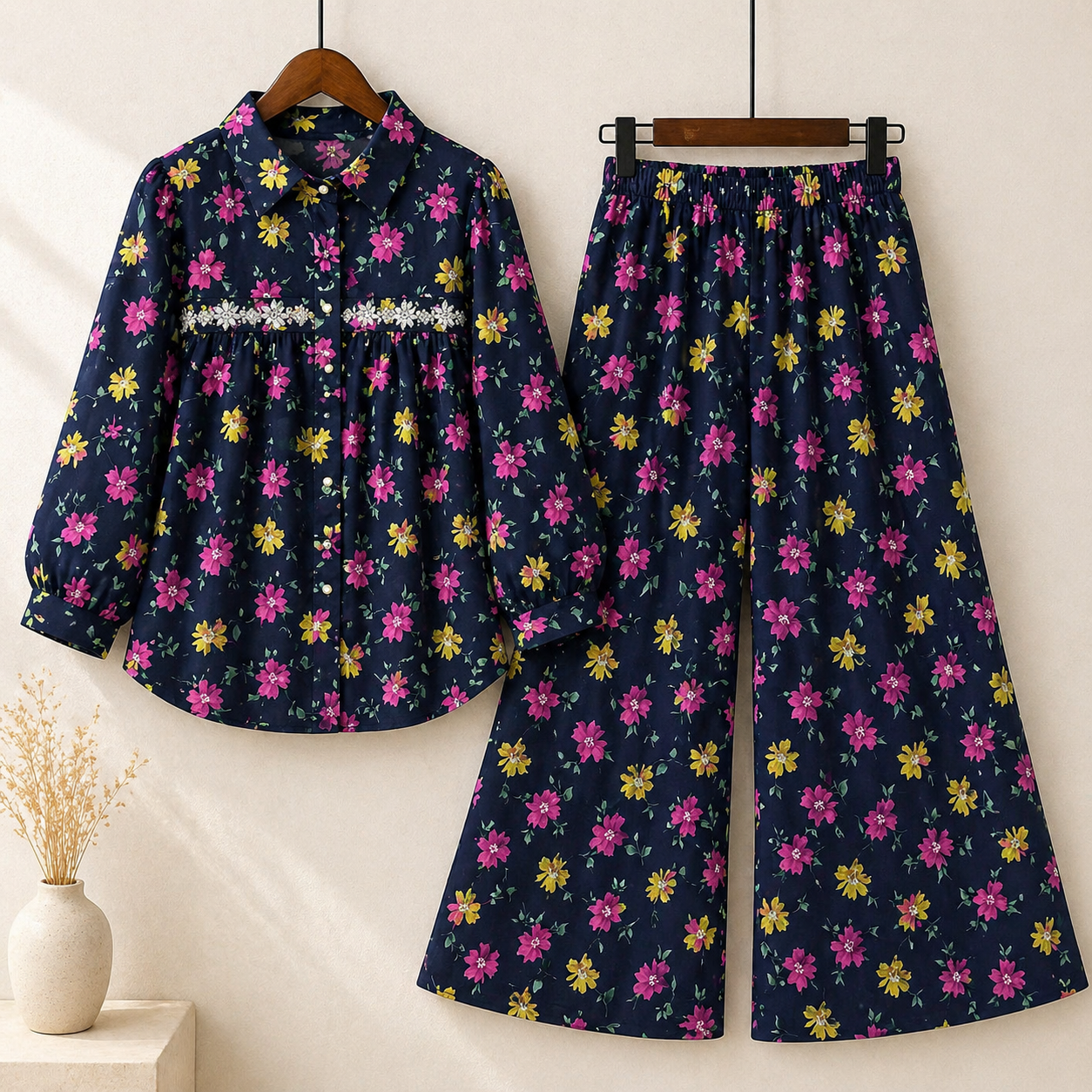 Premium Floral Printed Co-Ord Set for Women